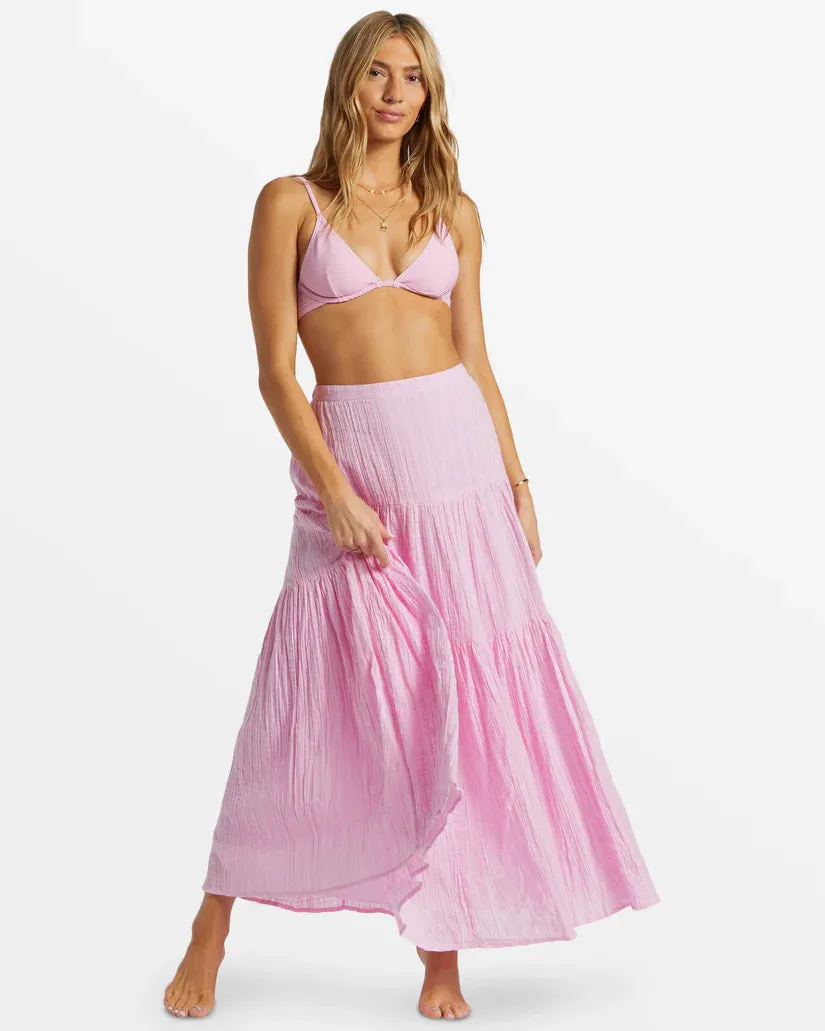 Billabong Sol Tiered Maxi Skirt