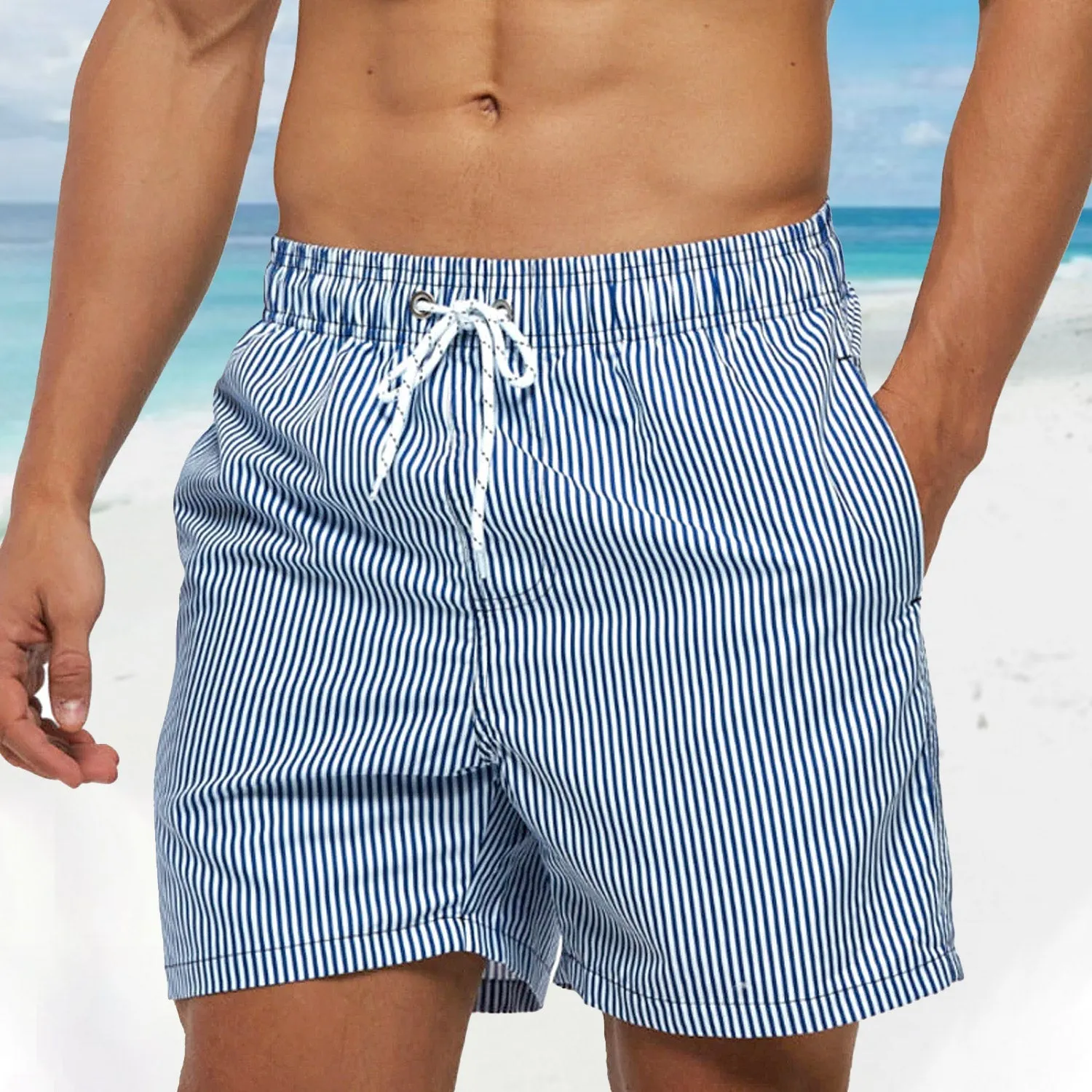 Blue Phased Board Shorts