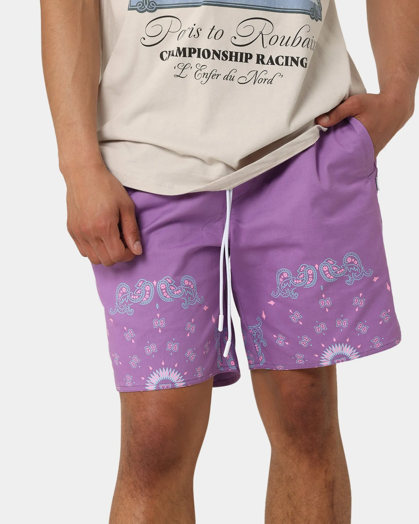 Carre Raphael LP Shorts Purple