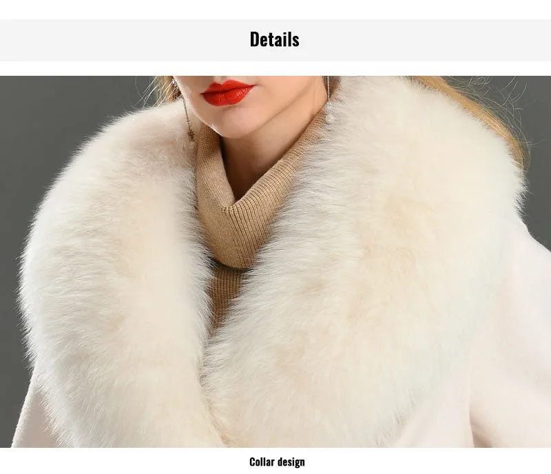 Cashmere Fur Wool Coats