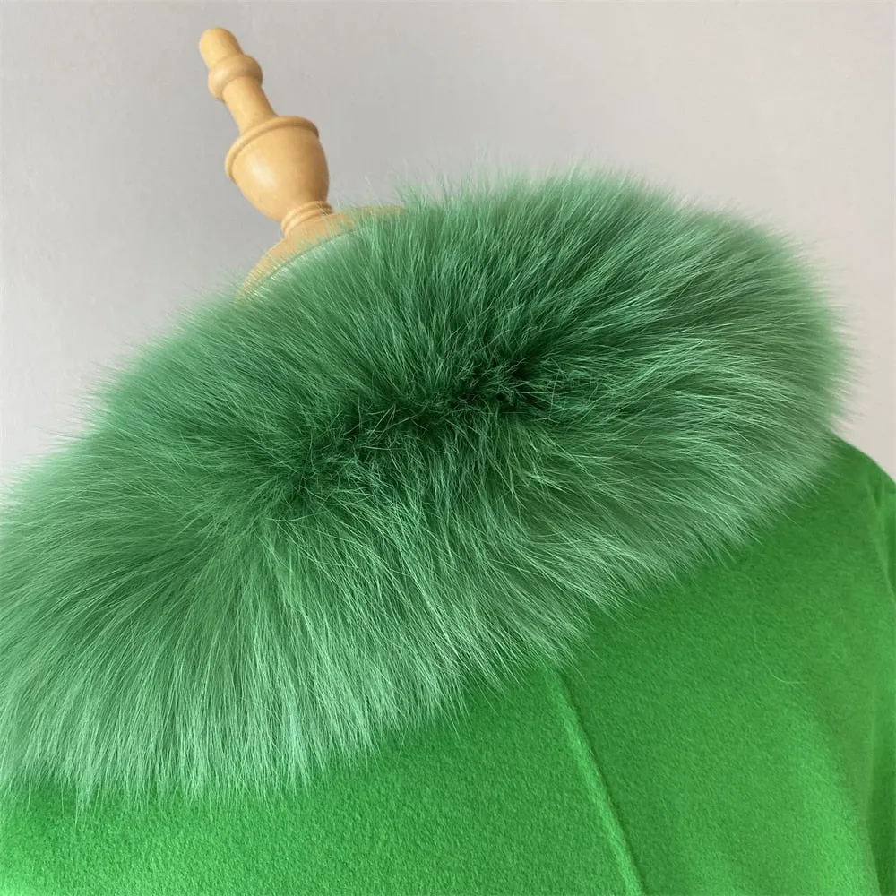 Cashmere Fur Wool Coats