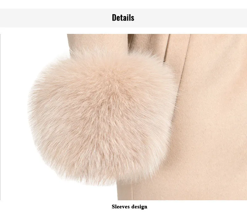 Cashmere Fur Wool Coats