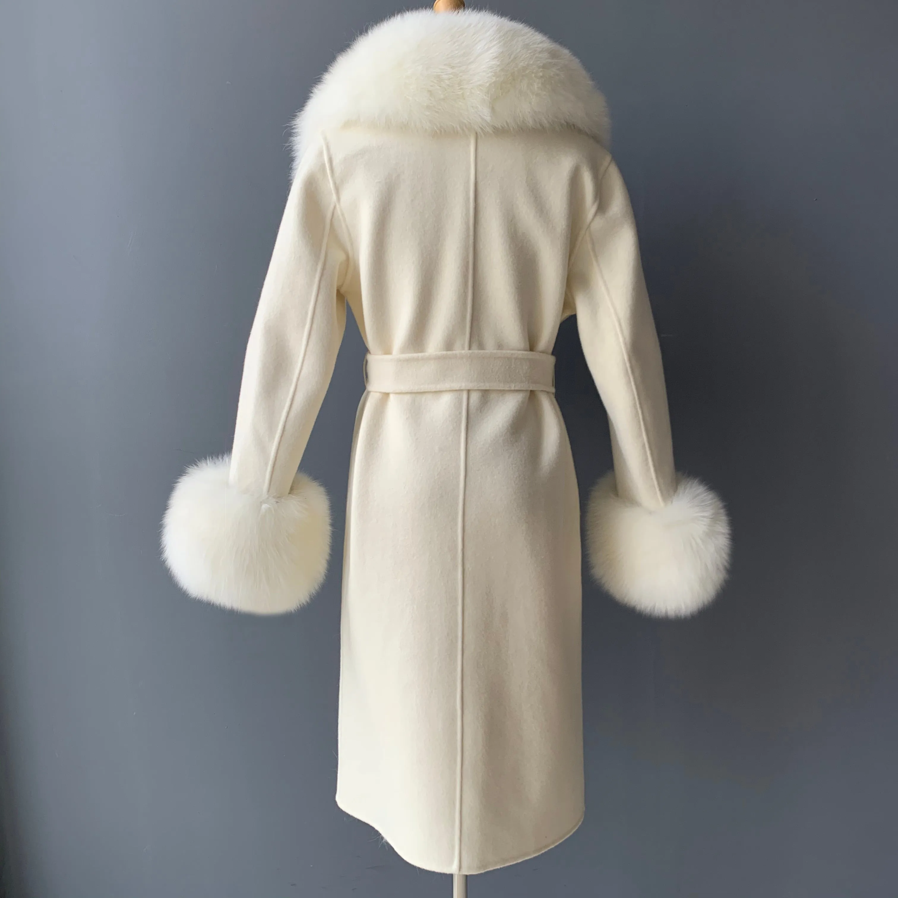 Cashmere Fur Wool Coats