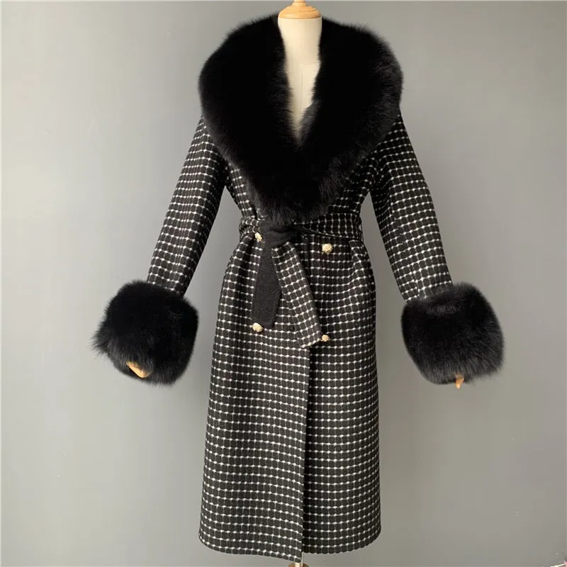 Cashmere Fur Wool Coats