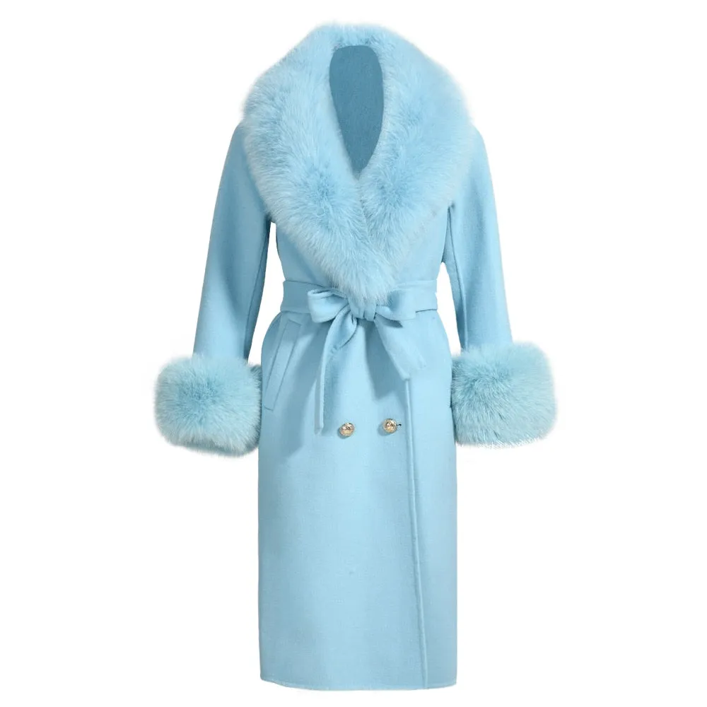 Cashmere Fur Wool Coats