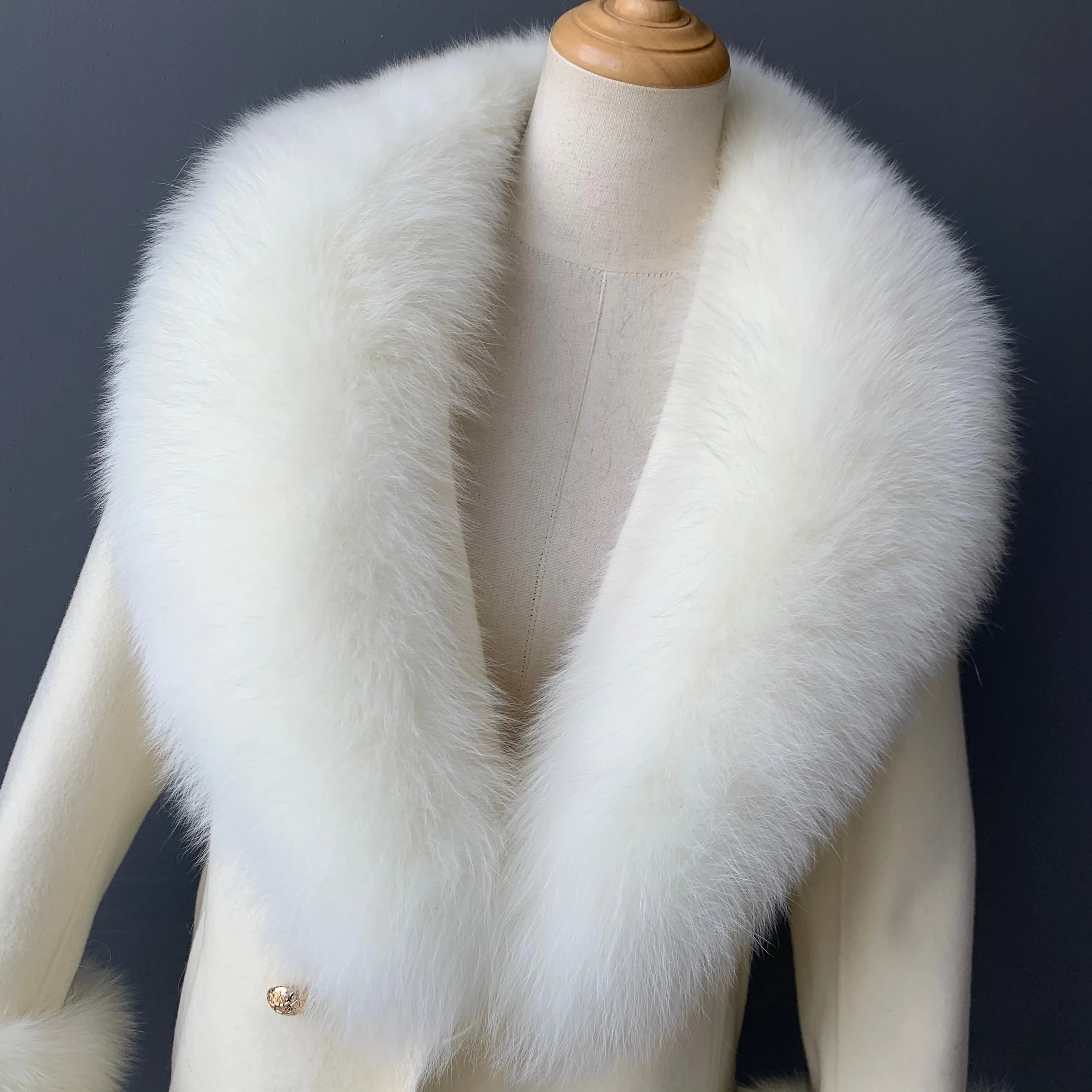 Cashmere Fur Wool Coats