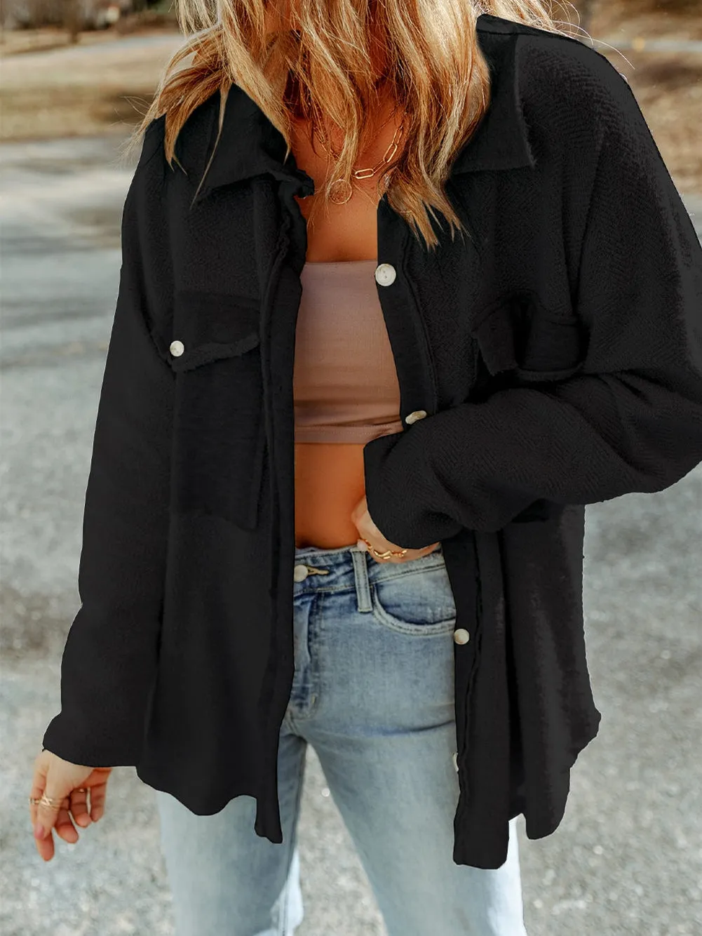 Casual Long Sleeve Cardigan Jacket