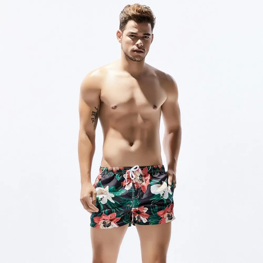 Dark Floral Board Shorts