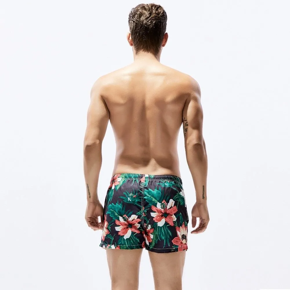 Dark Floral Board Shorts