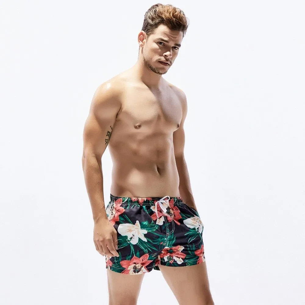 Dark Floral Board Shorts