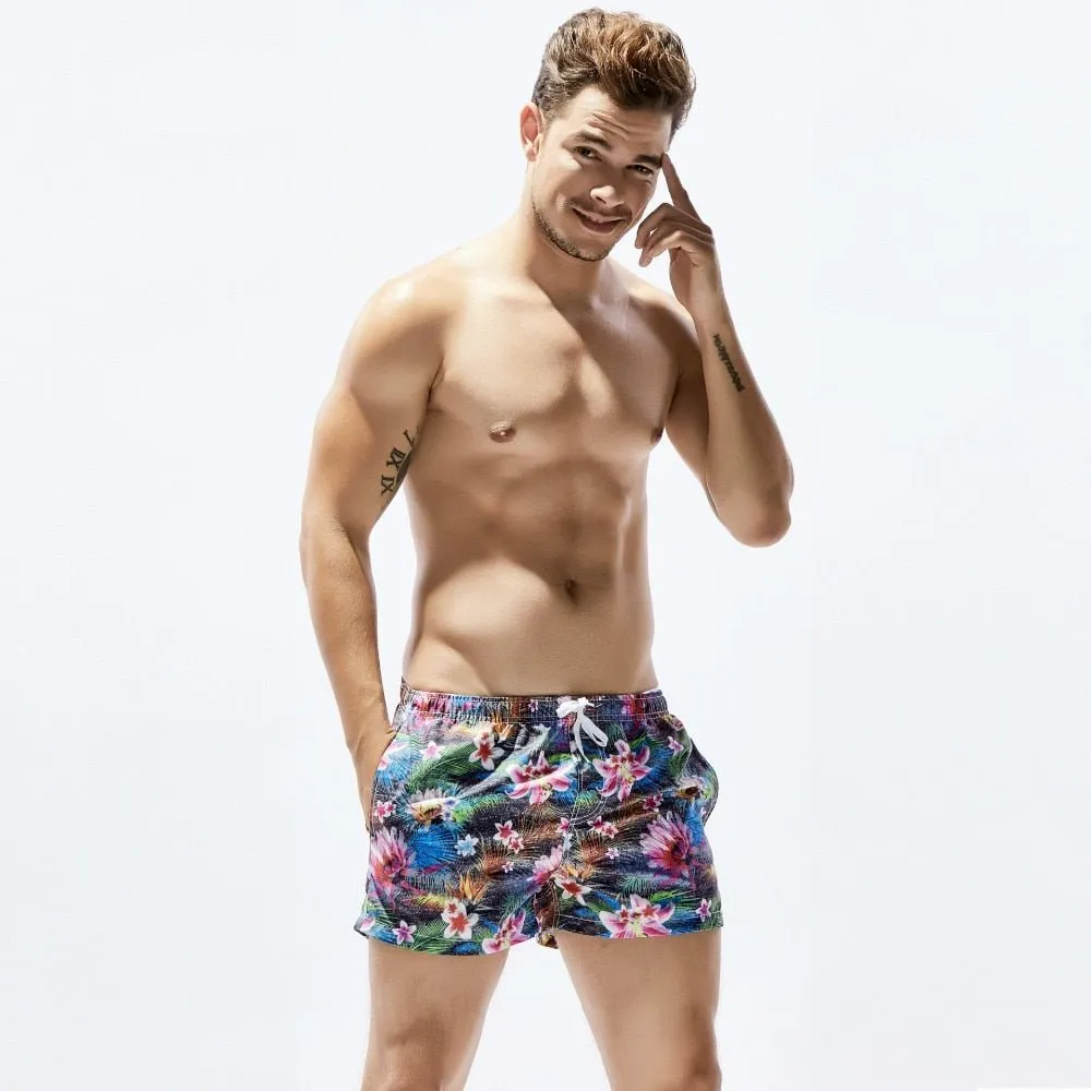 Dark Floral Board Shorts