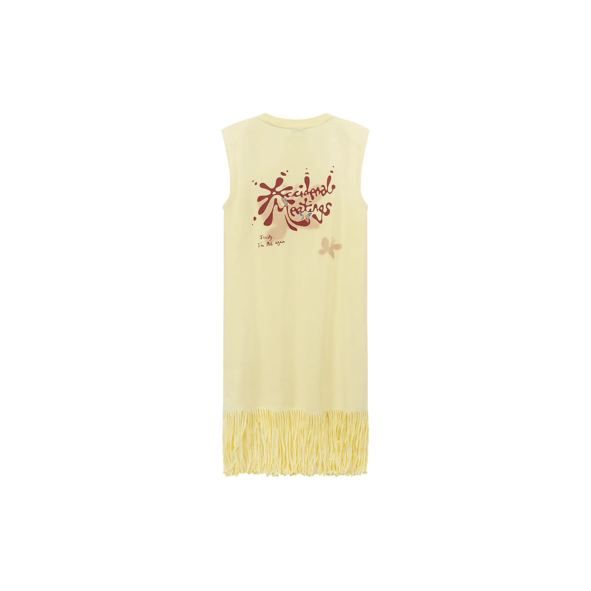 Fringed Sleeveless Dress