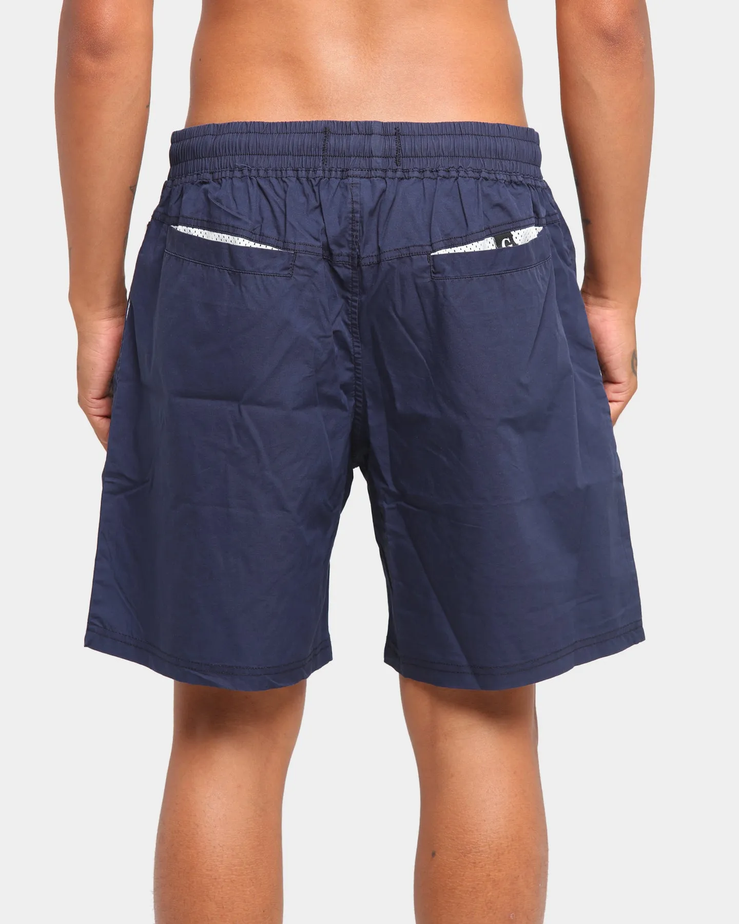 Grand Scheme Wobbly Swim Shorts Navy