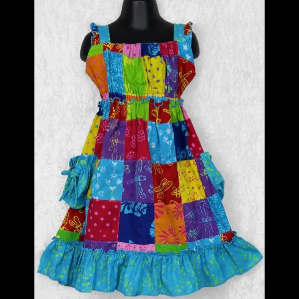 Harper's Patchwork Dress (Ages:2, 4, 6)