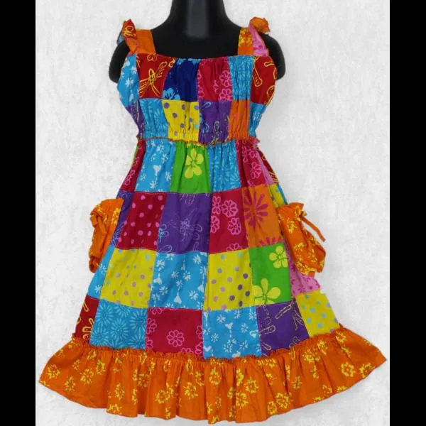 Harper's Patchwork Dress (Ages:2, 4, 6)