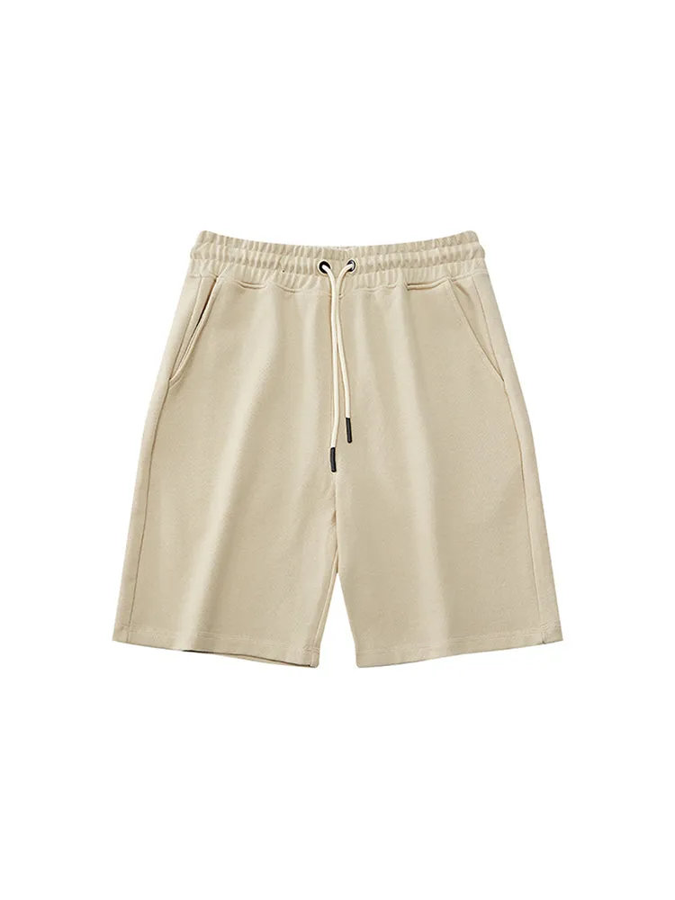 Men'S Drawstring Cropped Shorts