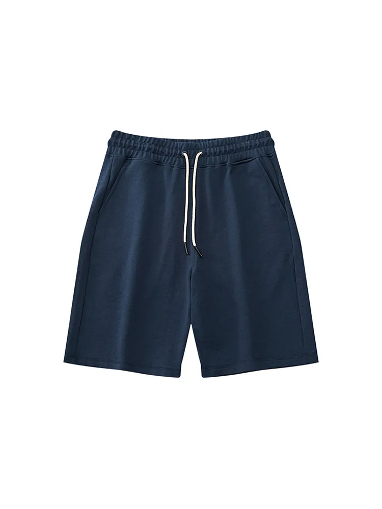 Men'S Drawstring Cropped Shorts