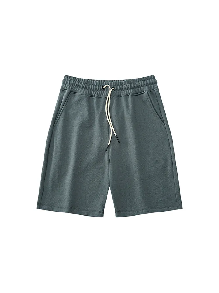 Men'S Drawstring Cropped Shorts