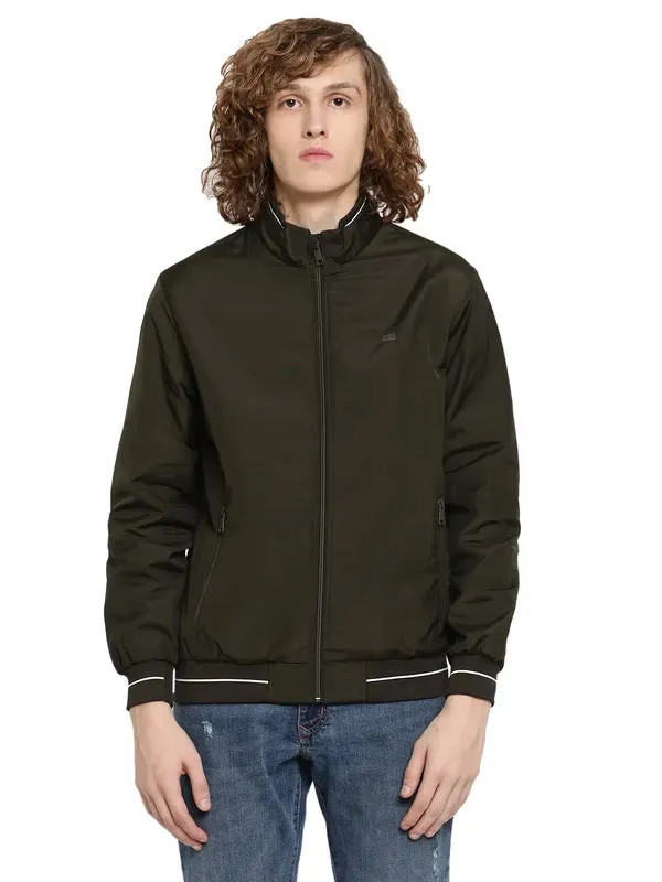 Mettle Men Front Open Bomber Jacket