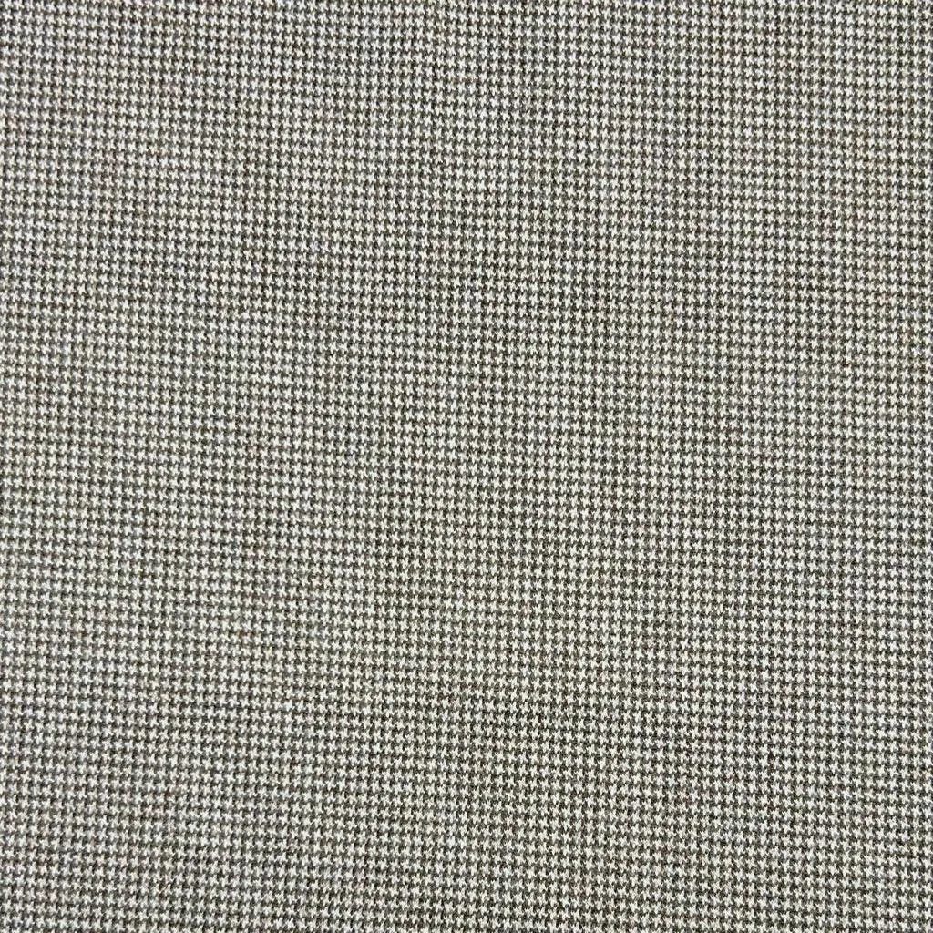 Mini Dogtooth Stretch Wool Fabric