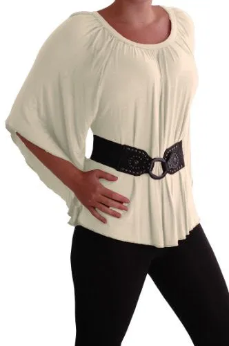 Misha Batwing Kimono Top with Belt