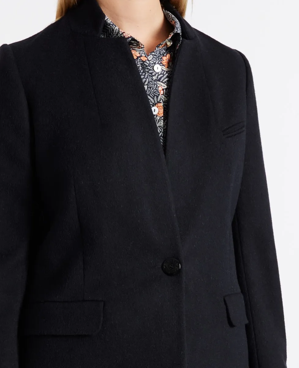 Nehru Collar Wool Jacket