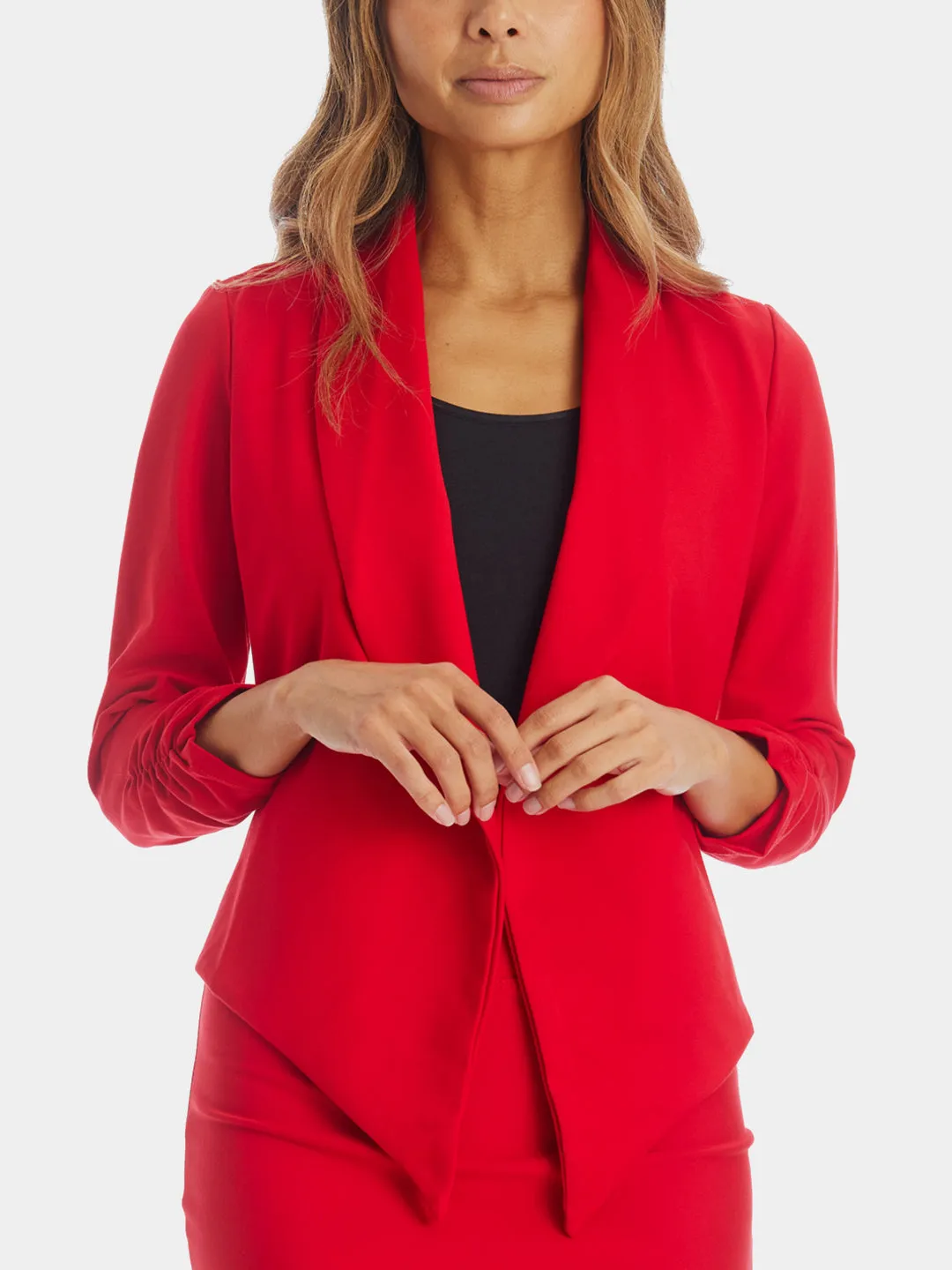 Open Front Blazer