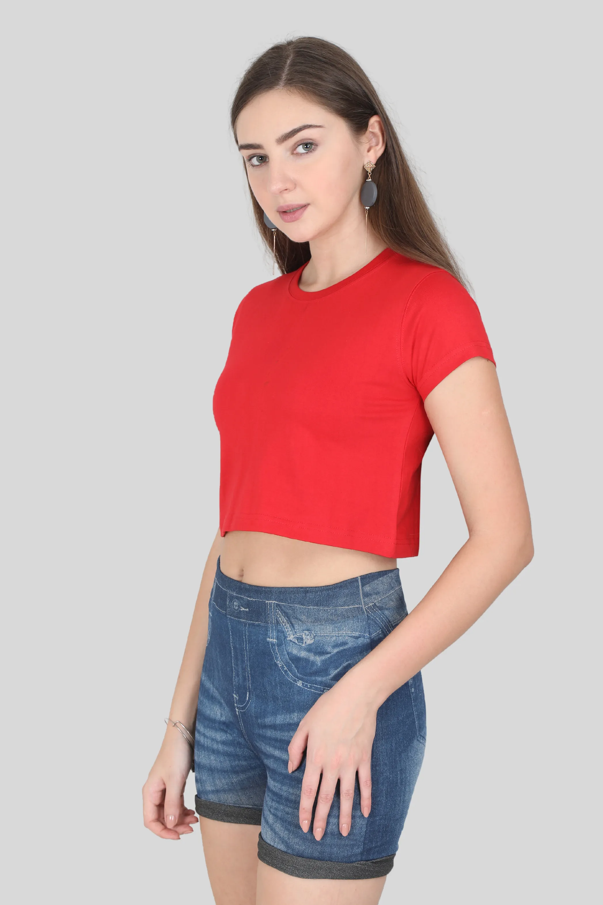 Red Crop Tops for women