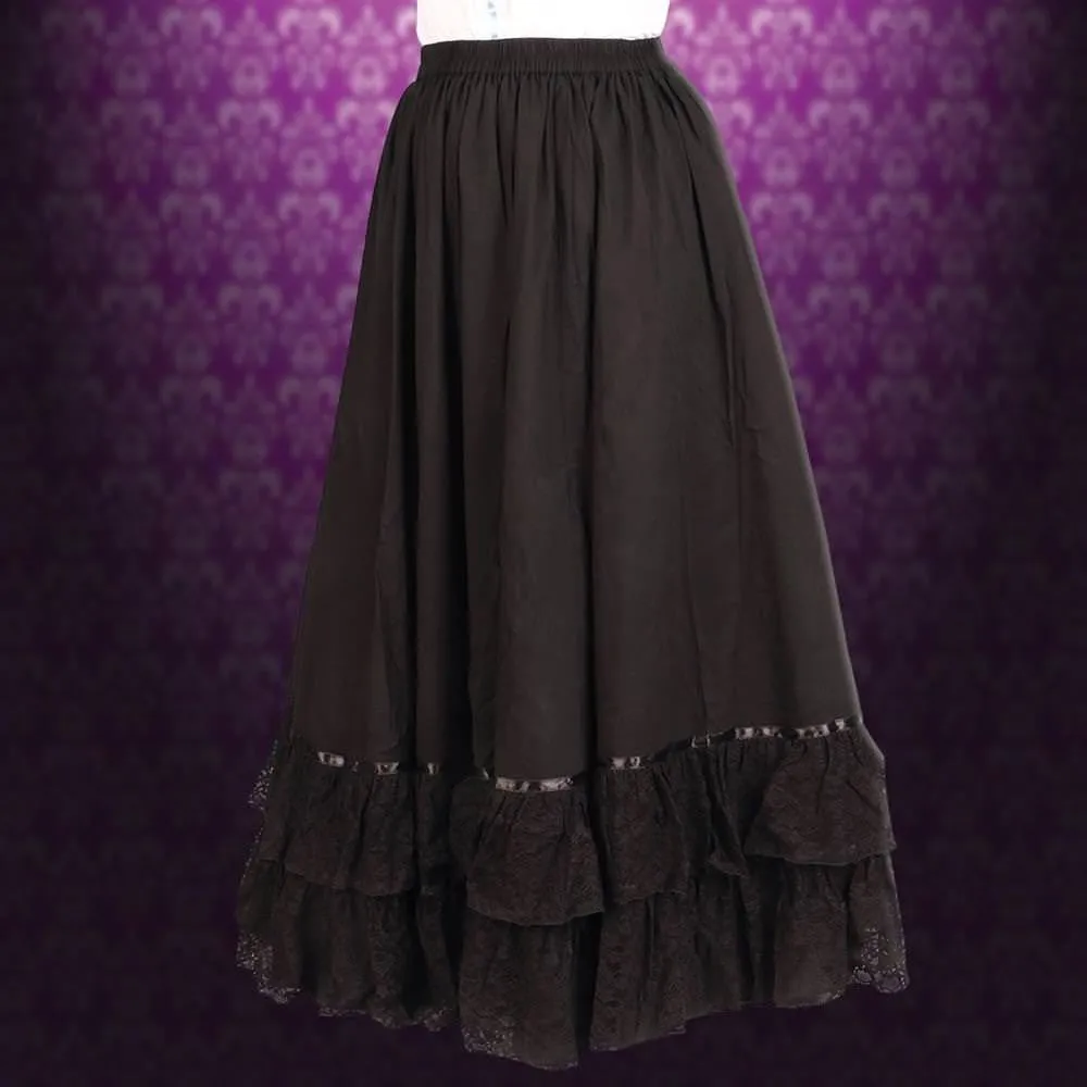 Reversible Black Parlor Skirt