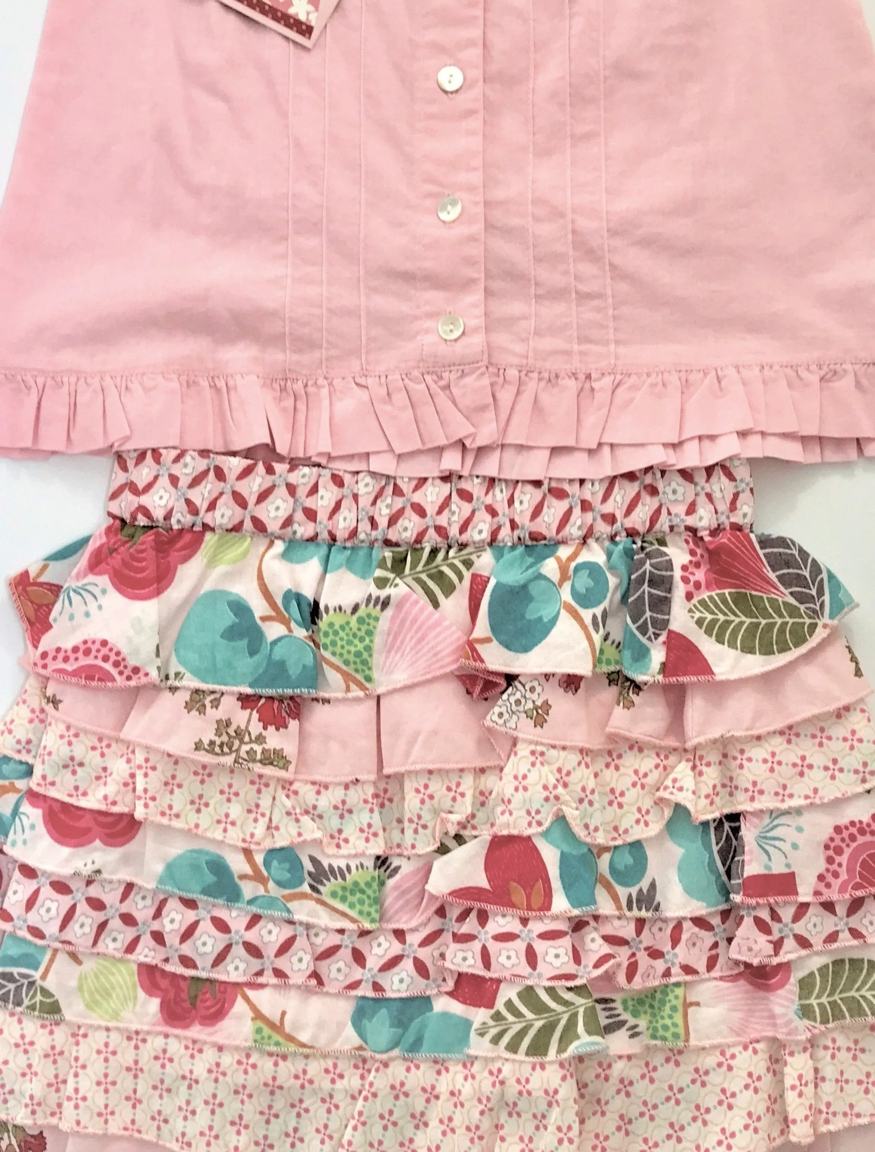 ROOM SEVEN 100% Cotton 2PC SKIRT SET