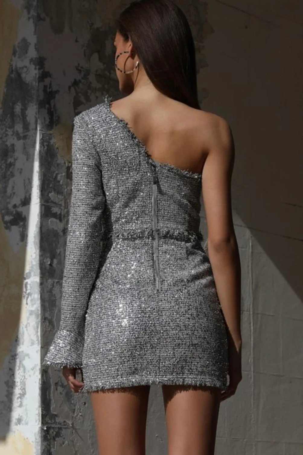 Star gazing silver dress