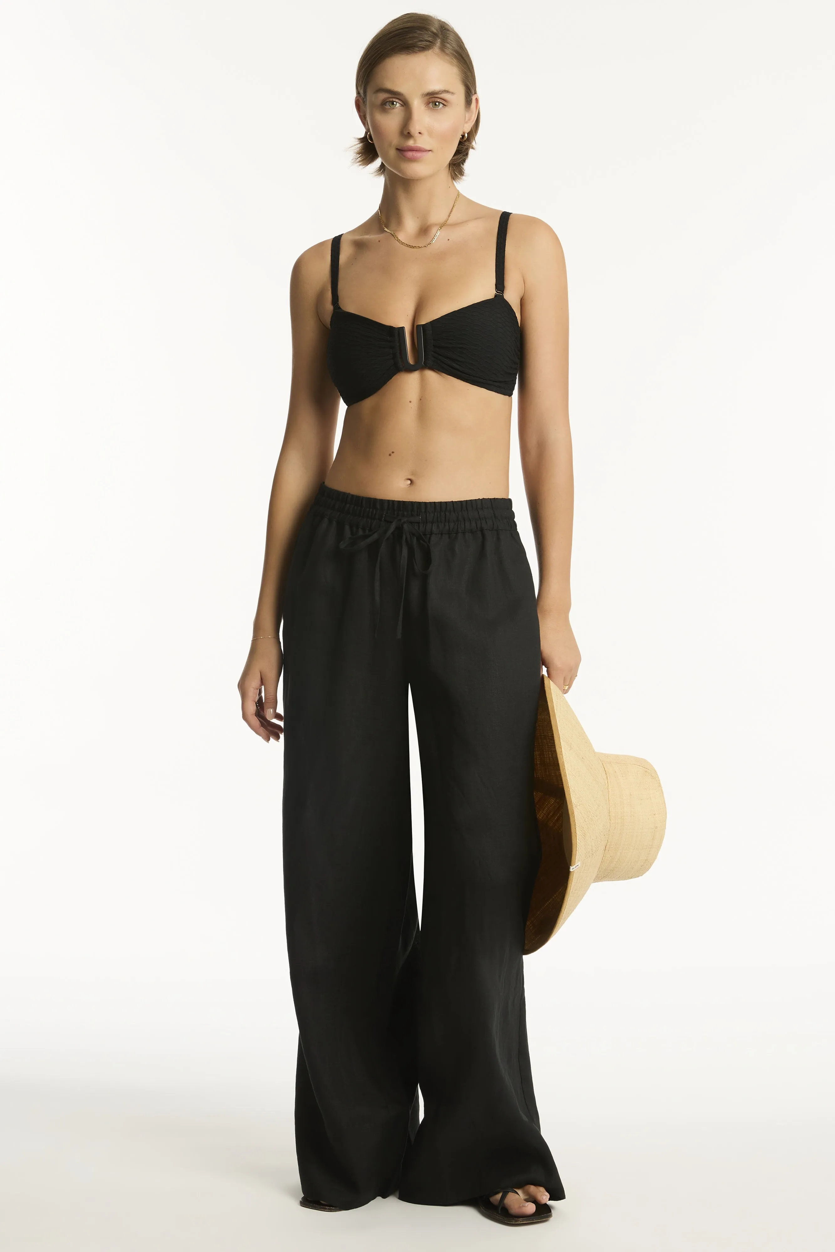 Tidal Linen Palazzo Pant