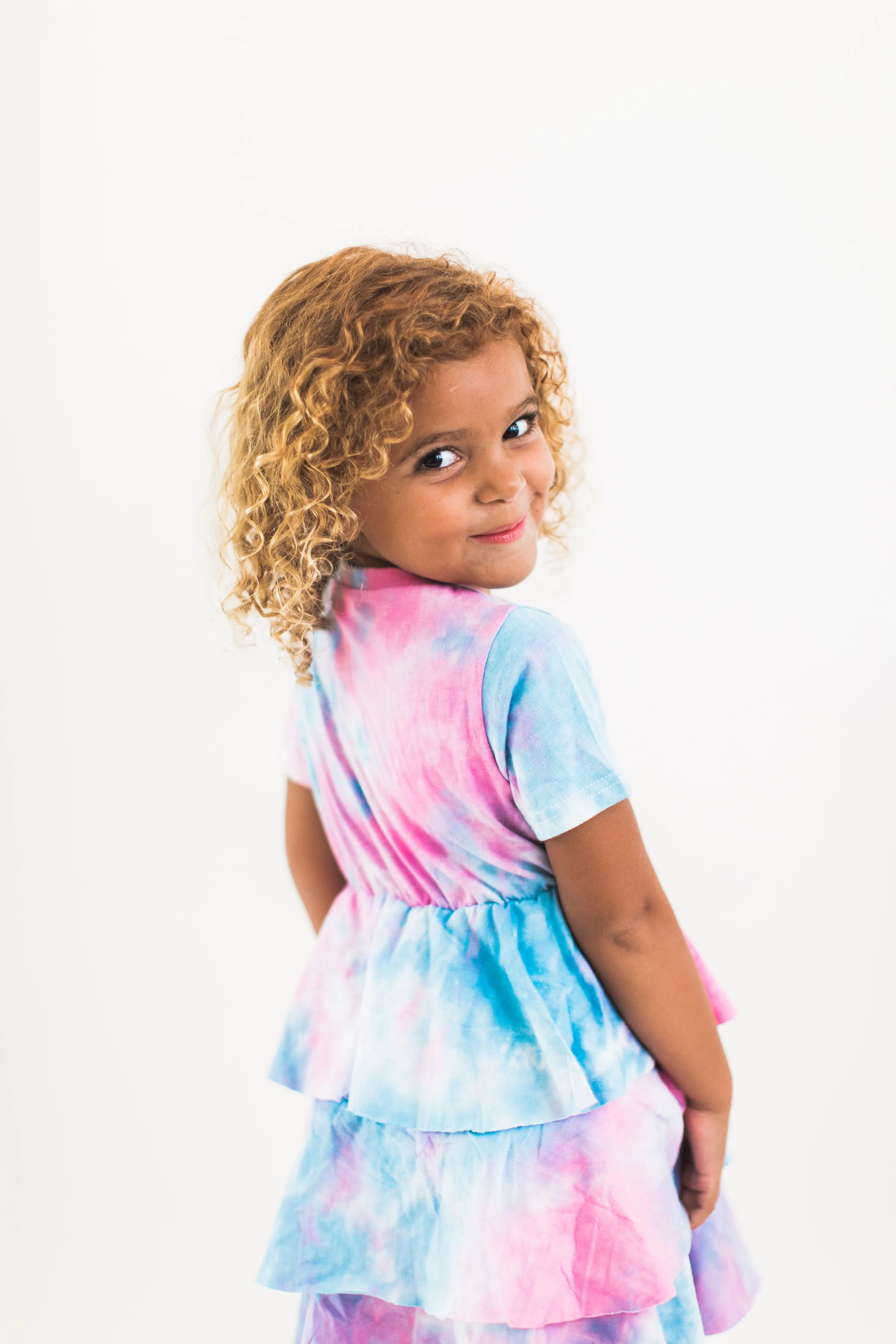 Tye Dye Tiered Dress