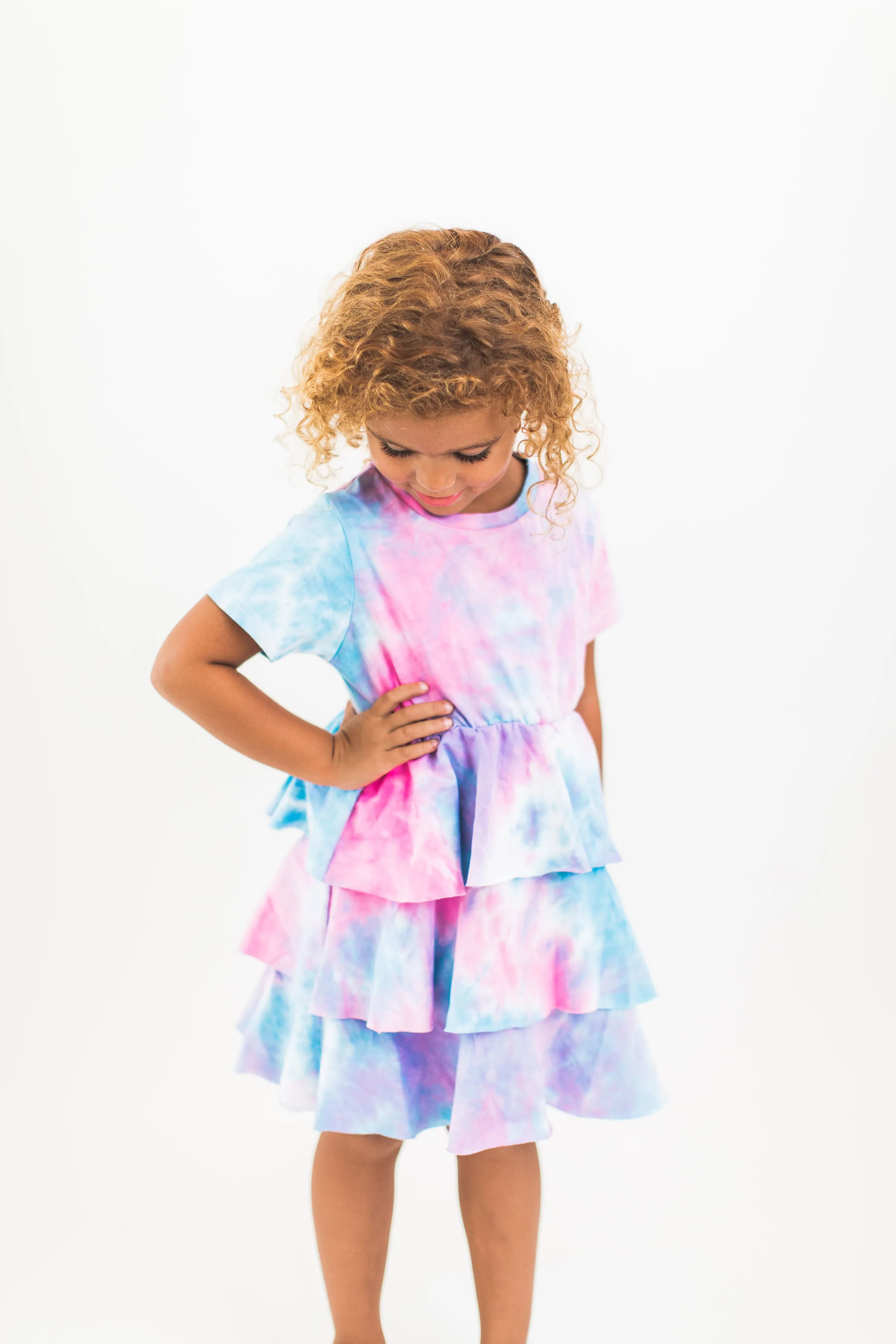 Tye Dye Tiered Dress