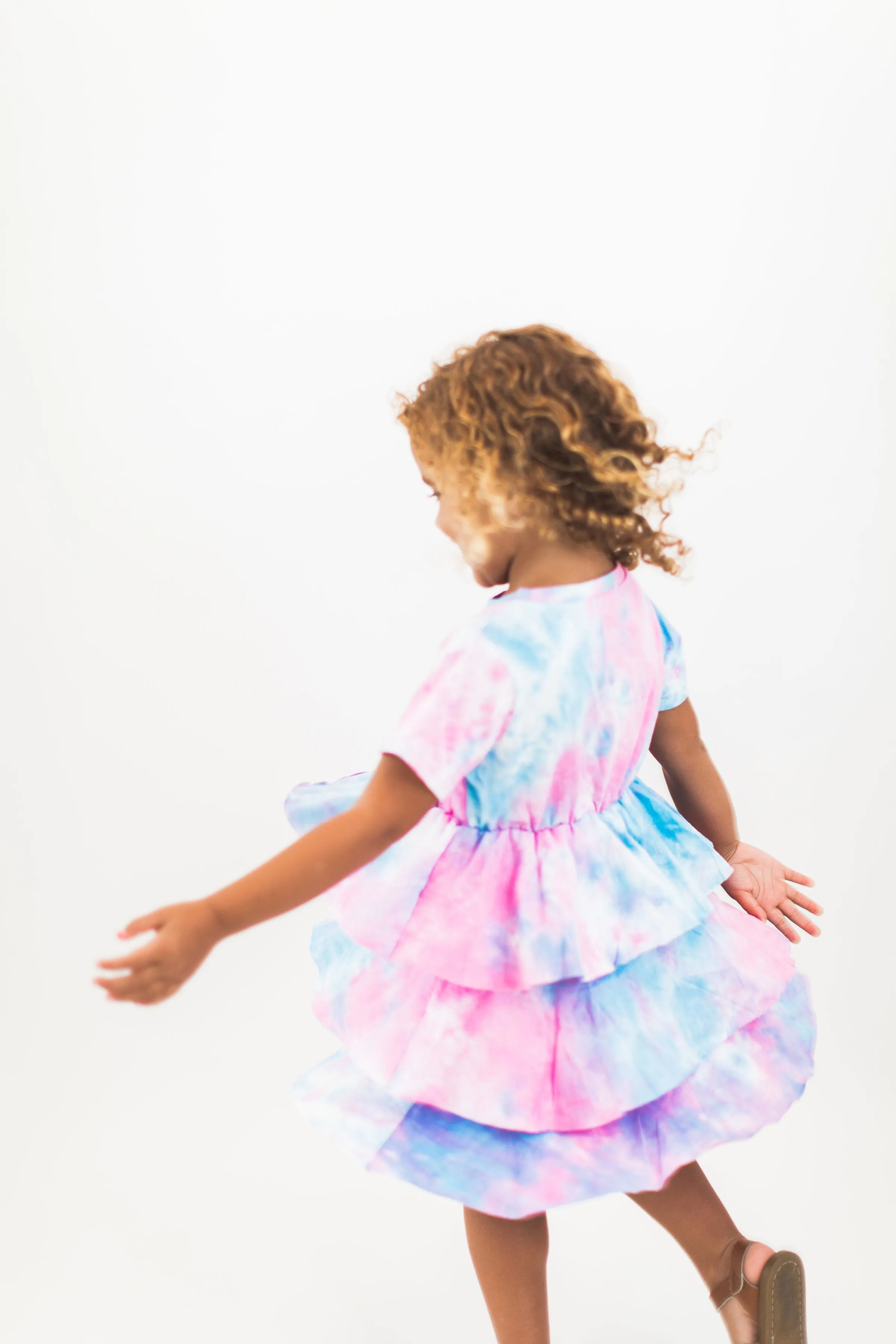 Tye Dye Tiered Dress