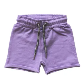 Whistle & Flute Bamboo Drawstring Shorts - Purple