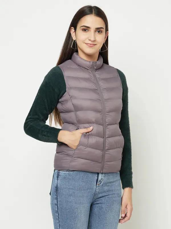 Women Charcoal Front Open Jackets