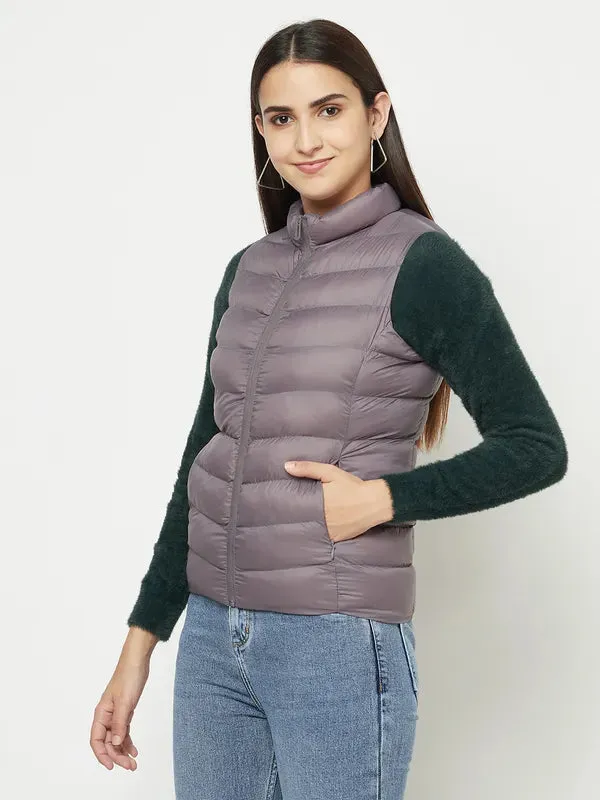 Women Charcoal Front Open Jackets