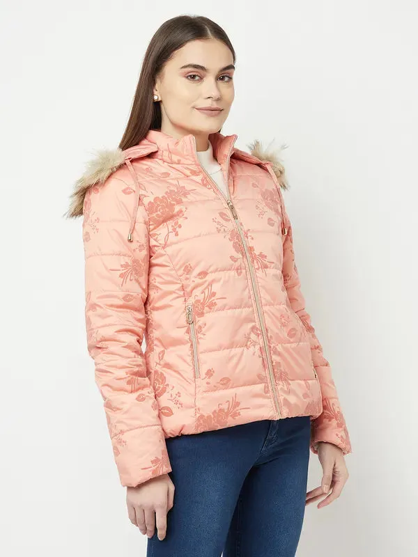 Women Coral Front Open Jackets