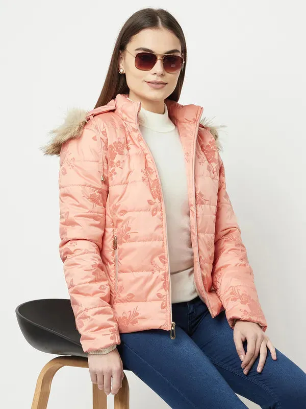 Women Coral Front Open Jackets