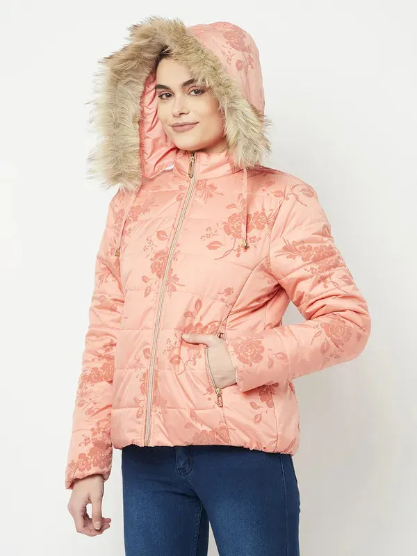 Women Coral Front Open Jackets