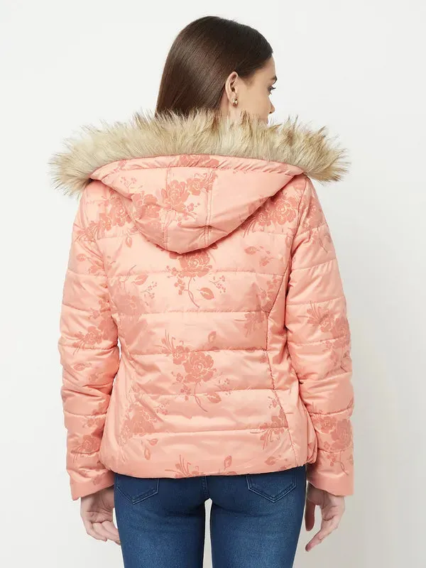 Women Coral Front Open Jackets